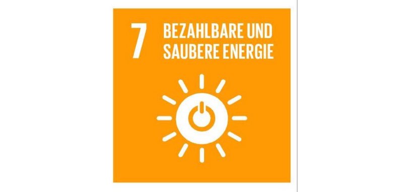Bild: SDG Kachel 07 - bezahlbare und saubere Energie